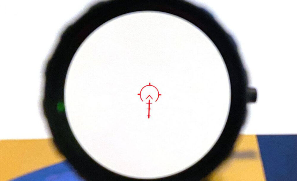 Gideon Optics Guardian LPVO Optic view through lens