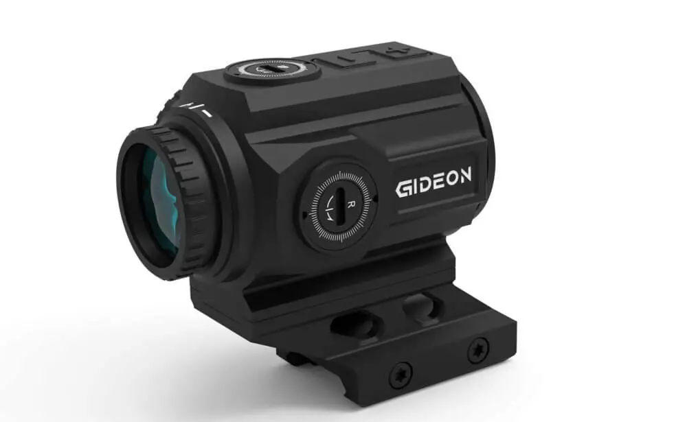 Left side view of Gideon Optics Advocate prism scope