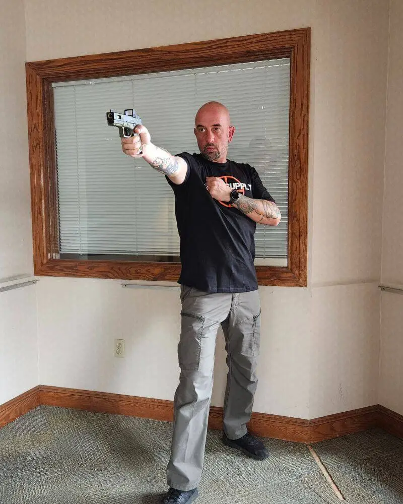image-7 - Premier Gun Parts And Accessories | JSD Supply Demonstration of power point shooting stance