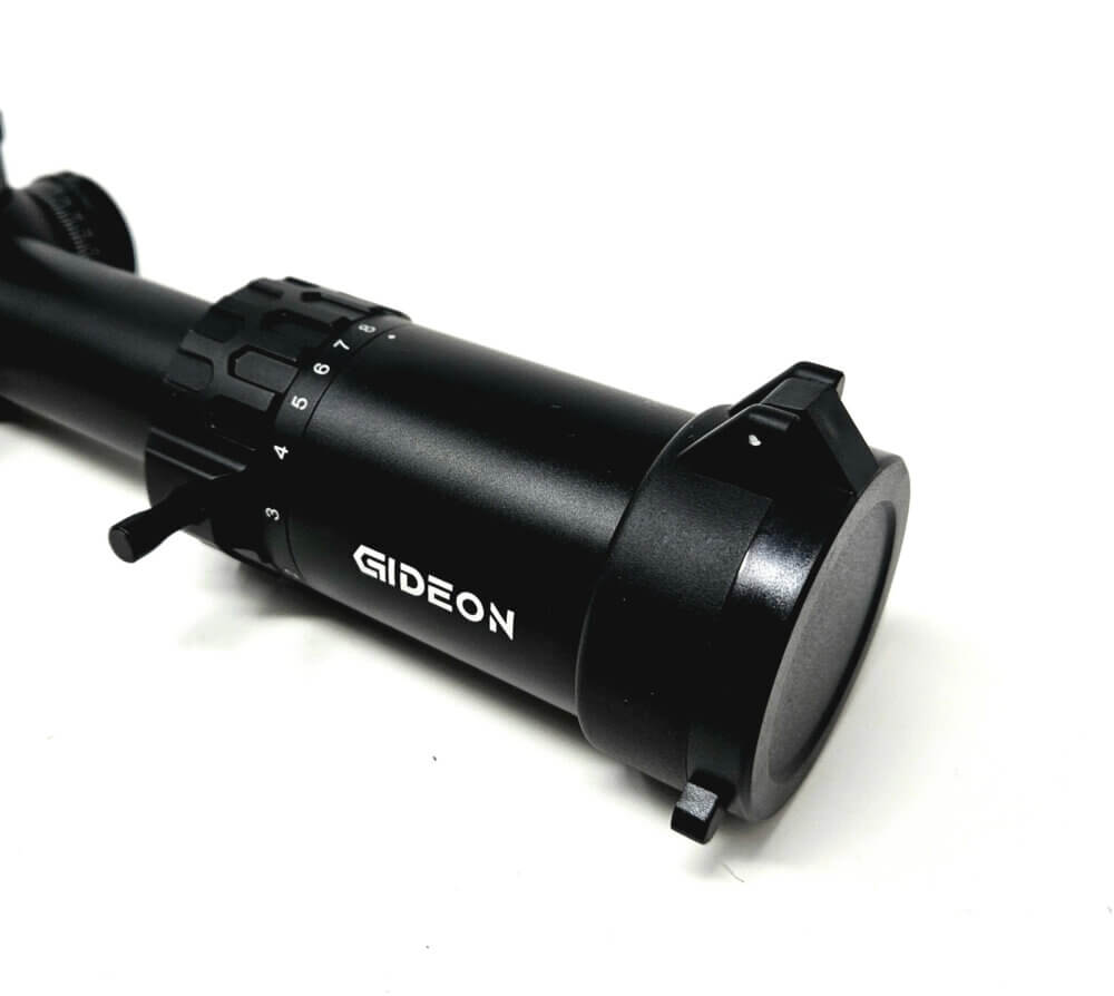 Lens cover on Gideon Optics Guardian 1-8x24 FFP