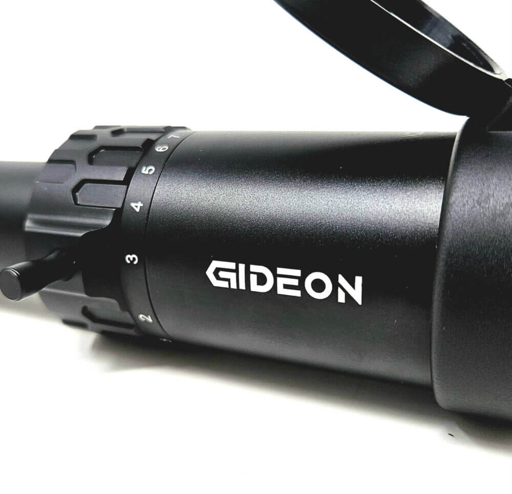 Gideon Optics branding on Gideon Optics Guardian 1-8x24 FFP